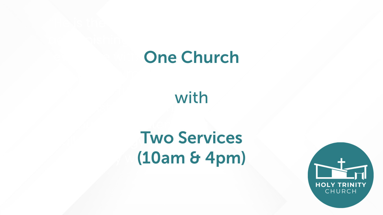 We will remain one church, united in the gospel of the Lord Jesus Christ, served by one staff team, working together to reach Gateshead with the good news of Jesus.